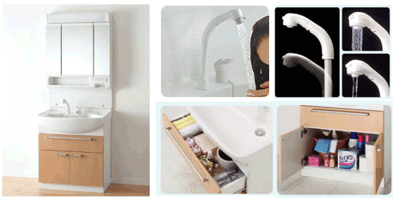 ペット共生型賃貸マンション　プラッツ　【設備】　独立洗面台